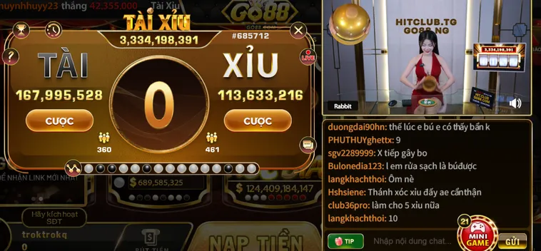 Tài Xỉu Livestream Tại Go88 Trải Nghiệm Cá Cược Đẳng Cấp Với Dàn Dealer Nóng Bỏng